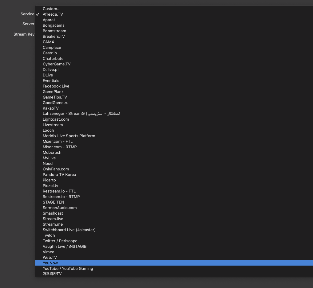 Obs Setup Guide Younow Support